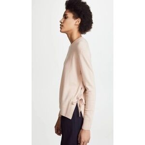 Vince • Baby Pink Side Tie Sweater
